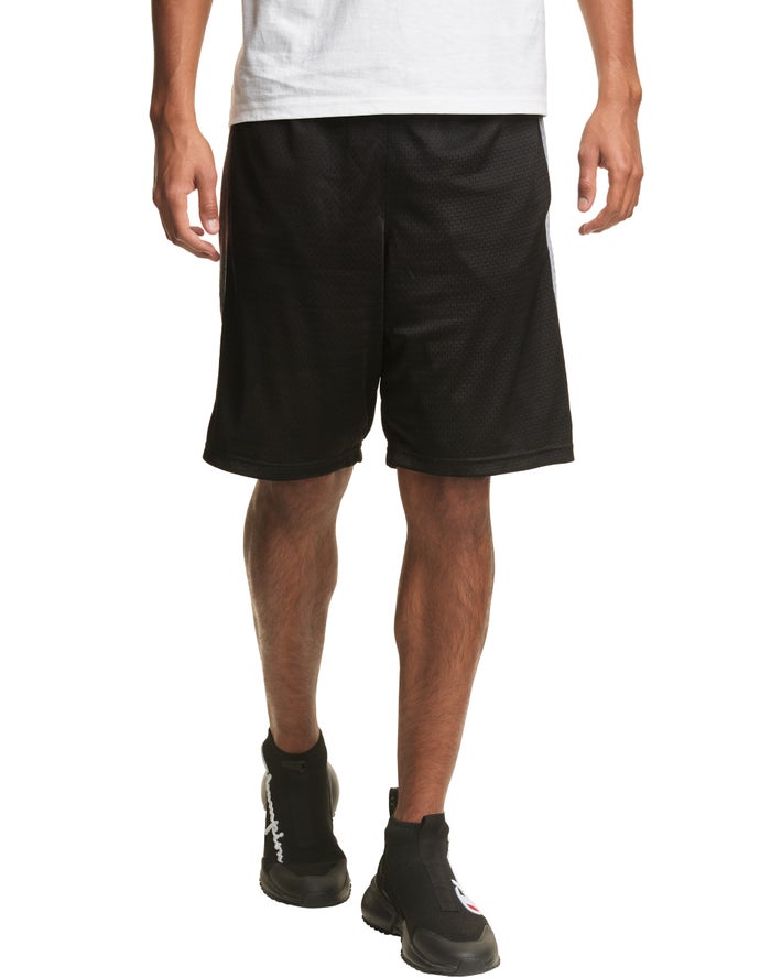 Pantalones Cortos Champion Hombre - Mesh Basketball ( Negras ) 0769148-YQ